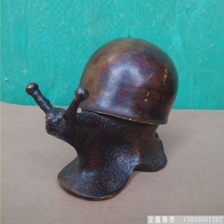 铜雕蜗牛雕塑 (1)