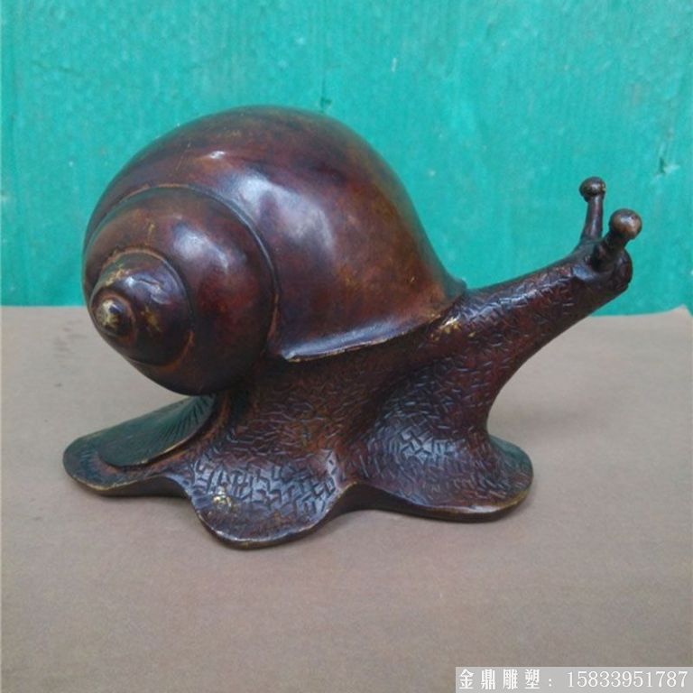 铜雕蜗牛雕塑 (6)