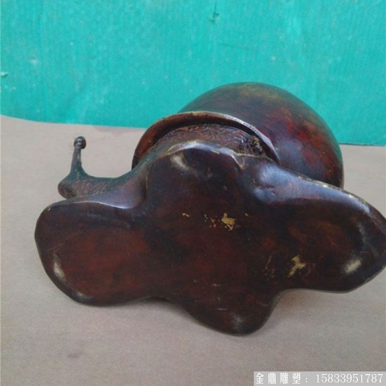 铜雕蜗牛雕塑 (4)