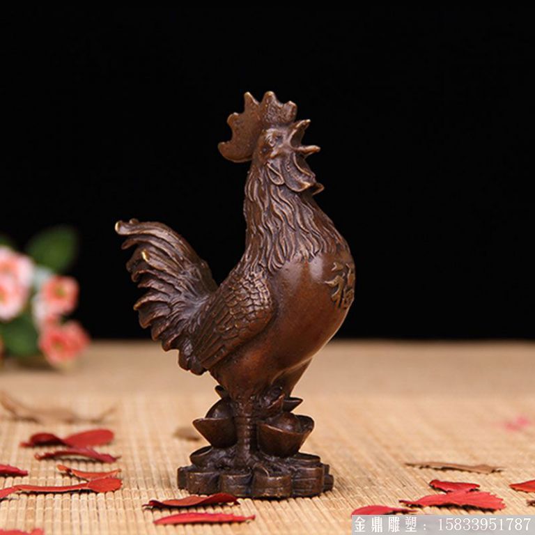 铜公鸡雕塑 (1)