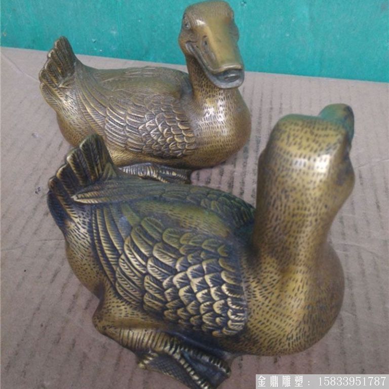 铜鸭子雕塑 (6)