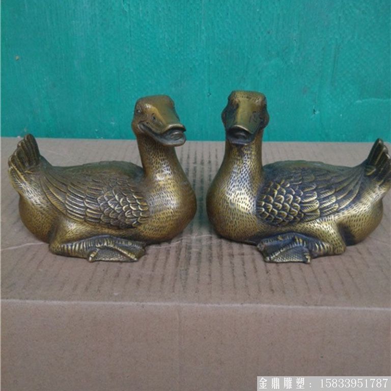 铜鸭子雕塑 (4)